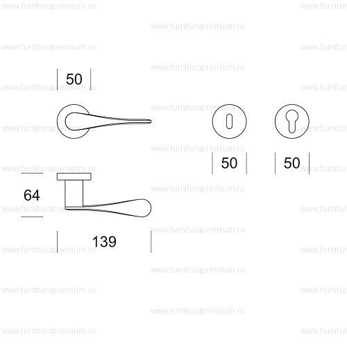 Ручка Salice Paolo Spoon 6225