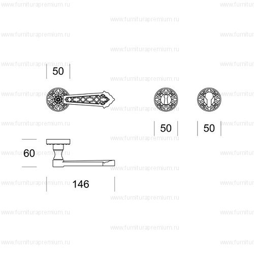 Ручка Salice Paolo Rabat 3355