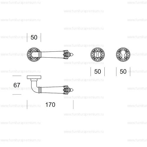 Ручка Salice Paolo Erice 3360