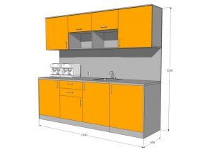 Мини кухня модель 33