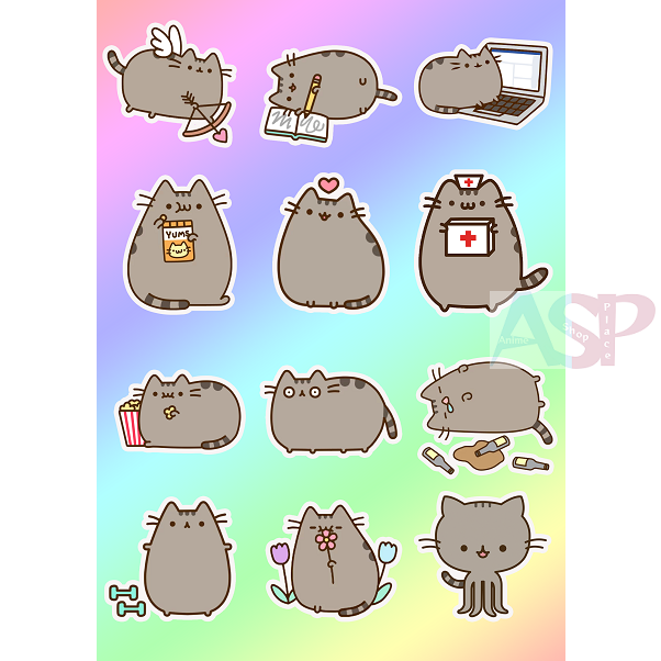 Стикеры Pusheen the cat