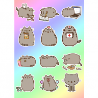 Стикеры Pusheen the cat