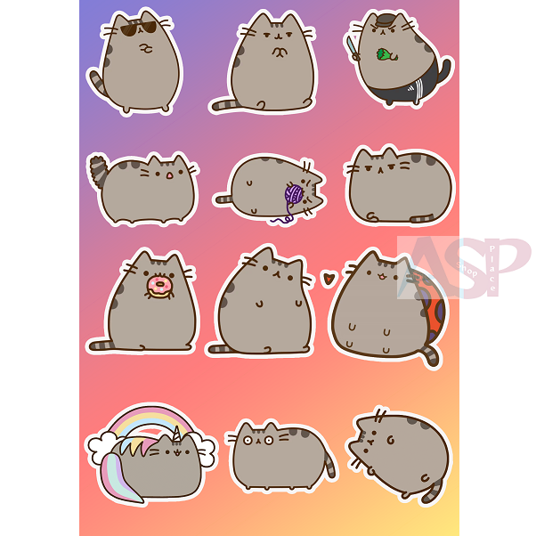 Стикеры Pusheen the cat