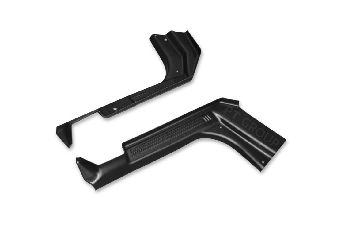 Накладки на ковролин (ABS) (2 шт) передние RENAULT Kaptur 2016-