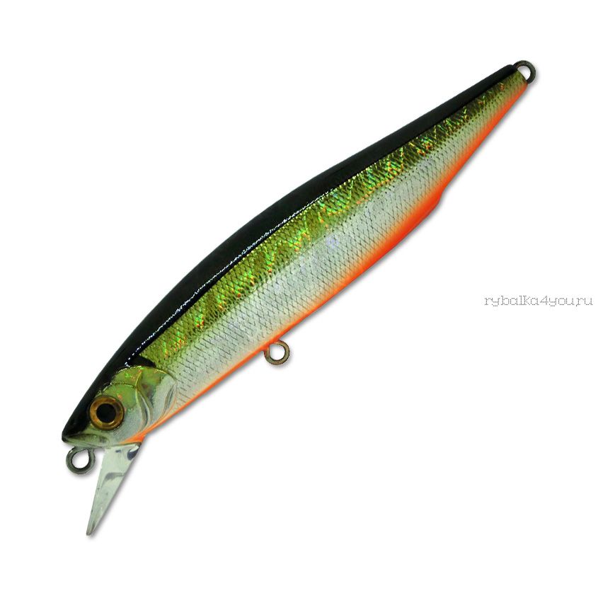 Воблер Bassday Mogul Minnow 88SP Dart 88 мм / 10,5 гр / Заглубление: 0,5 - 1 м / цвет:SB-304 Silver Black OB