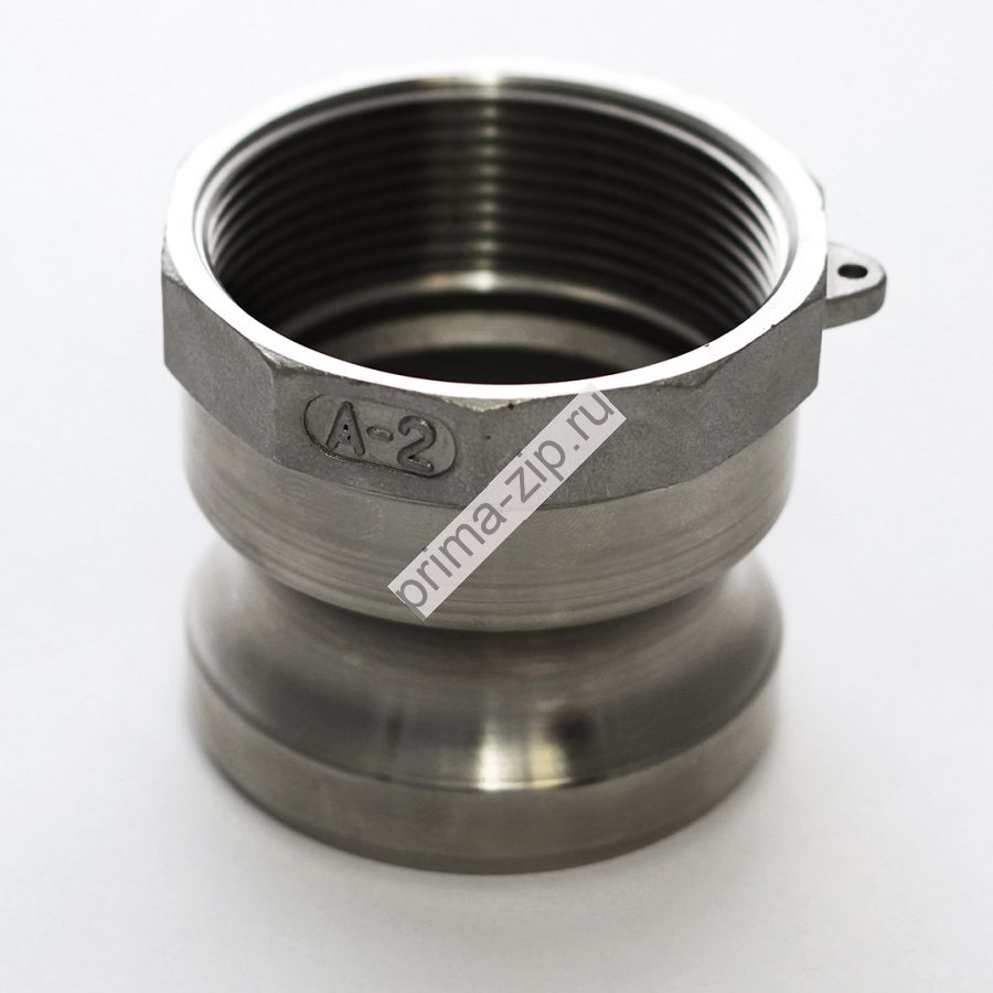 Камлок нержавеющая сталь А 4,0" SS (100 мм) (Папа - внутренняя резьба)