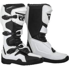 Fly Racing Maverik White/Black мотоботы внедорожные