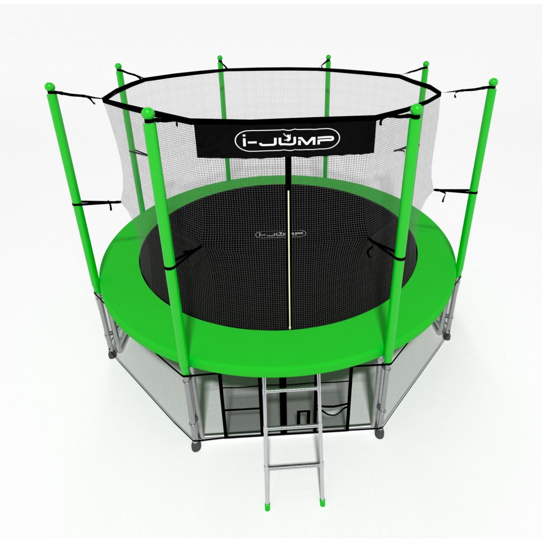 Батут i-Jump Classic 8ft green