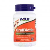 Now Foods OralBiotic Оралбиотик, 60 пастилок
