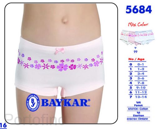 5684 Трусики для девочки Baykar