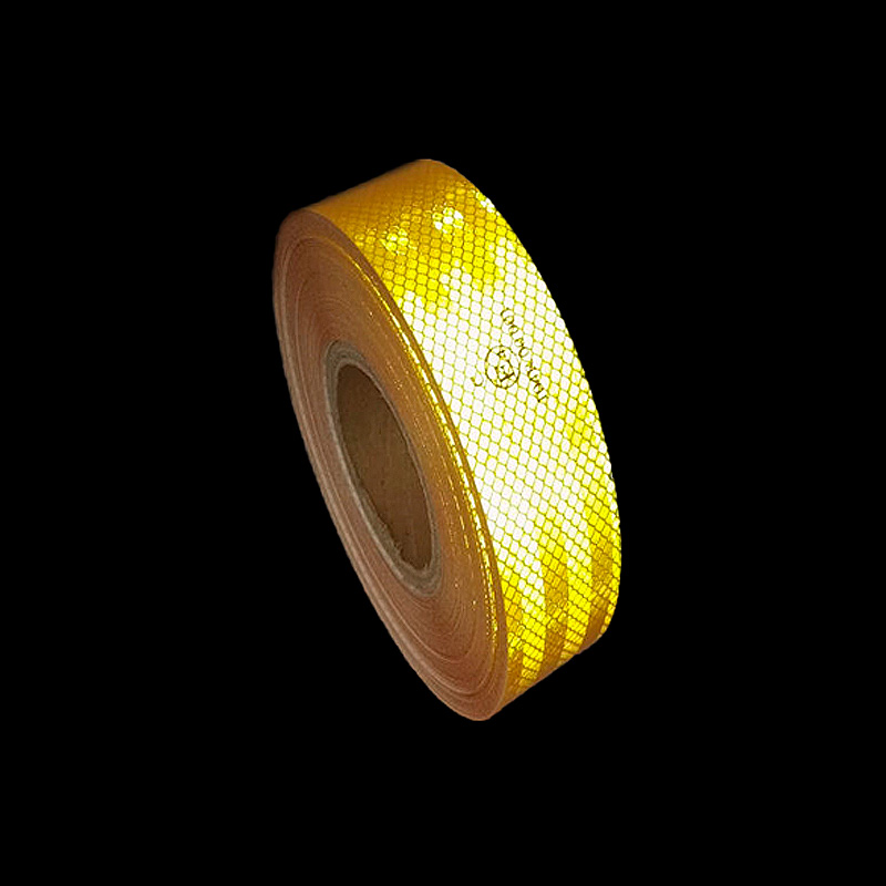 Светоотражающая лента 0,05х50 м желтая сетка (Арт.: 801011)