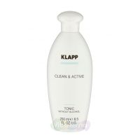 Klapp Тоник без спирта Clean & Active Tonic Without Alcohol, 250 мл