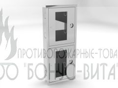 ШПК-320ВО шкаф пожарный из нержавеющей стали, с почтовым замком
