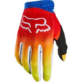 Fox Dirtpaw Fyce Blue/Red перчатки, сине-красные