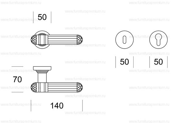 Ручка Salice Paolo Diamante 4480