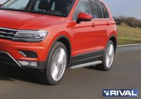 Порог с листом d57 Volkswagen Tiguan 2017-