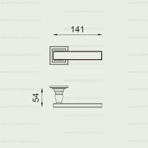 Ручка DND Lucrezia LT41 (Martinelli)