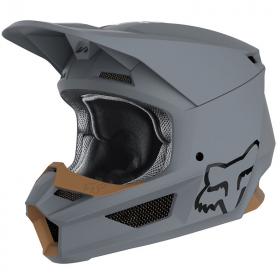 Fox V1 Matte Stone шлем, серый матовый