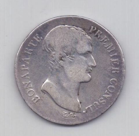 5 франков AN 12 1803-1804 года Франция