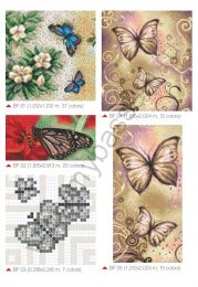 Мозаичные панно Butterflies