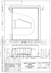 ШПК-310 ВЗ шкаф пожарный из нержавеющей стали, с евро-ручкой