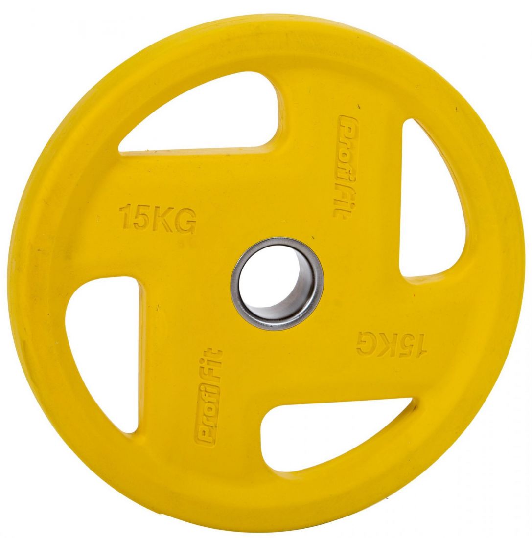 Диск обрезиненный PROFI-FIT цветной "FASSION" D-51, 15 кг