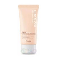 A'Pieu Мягкий солнцезащитный крем Pure Block Natural Mild Plus Sun Cream SPF32/PA++, 50 мл