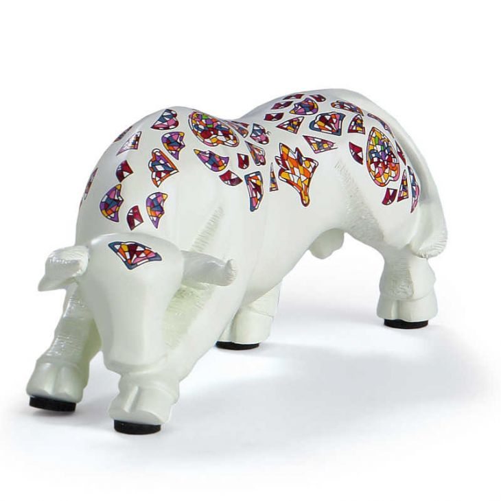 Коллекционная статуэтка из испанской коллекции -  766907/01 Toro mediano nacar Бык (большой)