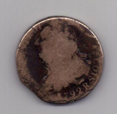 2 соля 1792 года R Франция