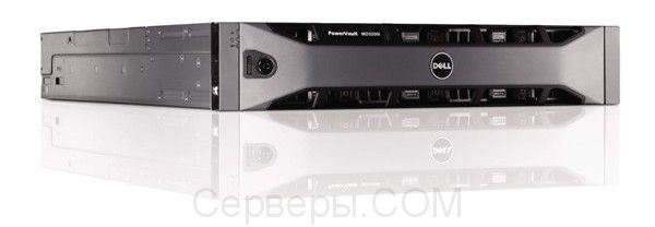 Система хранения Dell PowerVault MD3820i 24х2.5" iSCSI 10Gb, MD3820I-ACCP-02