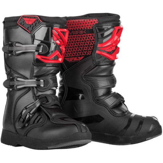 Fly Racing Maverik MX Youth Red/Black мотоботы подростковые, красно-черные