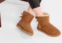 UGG MINI BAILEY BOW II BOOT "CHESTNUT"