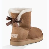 UGG MINI BAILEY BOW II BOOT "CHESTNUT"