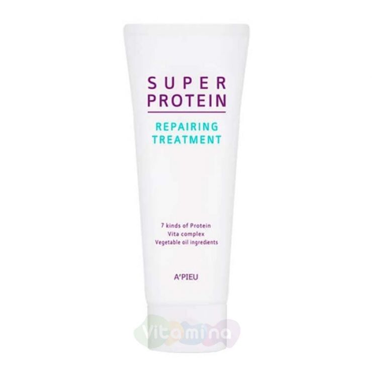 A'Pieu Восстанавливающая маска для волос с протеинами Super Protein Repairing Treatment, 200 мл