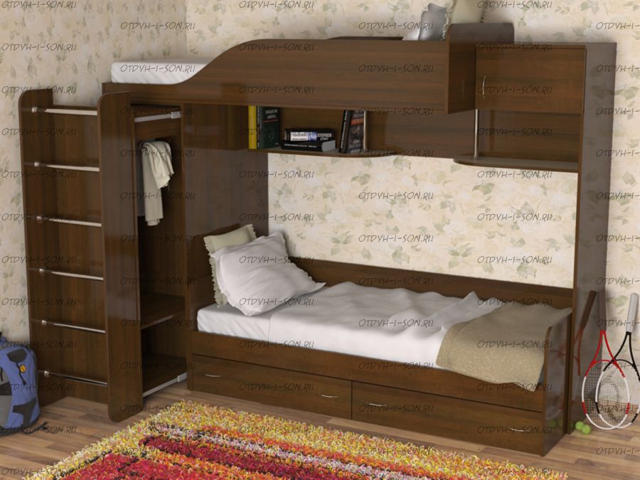 Кровать двухъярусная Дуэт-3