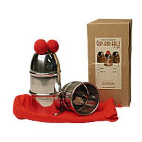 Cups and balls with chop cup included Aluminum by bazar de magia