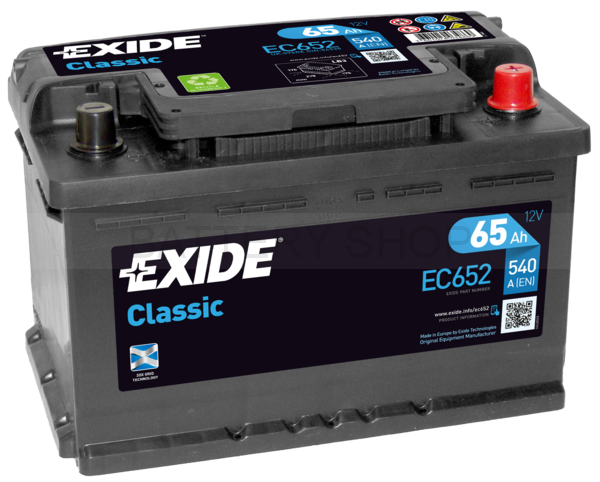 Exide Classic 65 Ah 540 A EC652