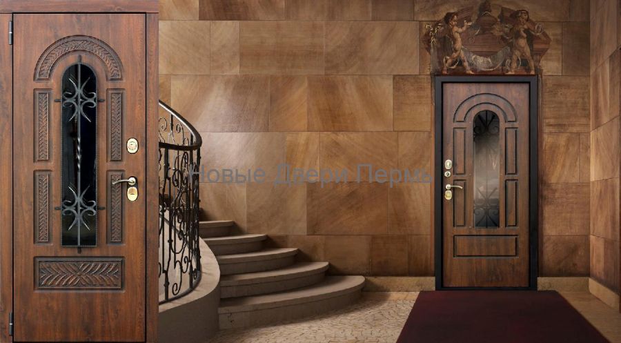 VITRA Винорит Патина 13 см морозостойкая дверь c ТЕРМОРАЗРЫВОМ