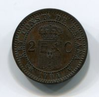 2 сантима 1904 года Испания