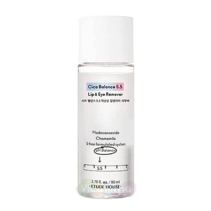 Etude House Двухфазное очищающее средство для снятия макияжа с глаз Balance 5.5 Lip&Eye Remover, 80 мл