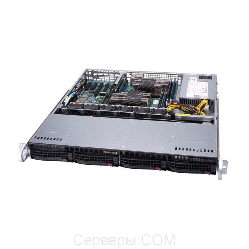 Корпус Supermicro SuperChassis 813MF2TQC-505CB Rack 500Вт Чёрный 1U, CSE-813MF2TQC-505CB