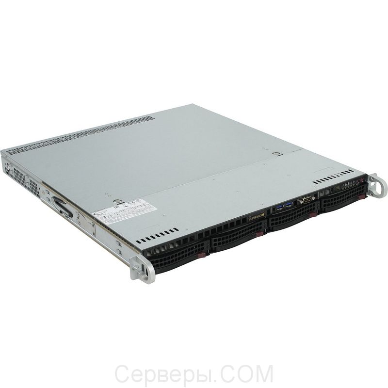 Серверная платформа Supermicro SuperServer 5019S-MN4 1U 1xLGA 1151 4x3.5", SYS-5019S-MN4