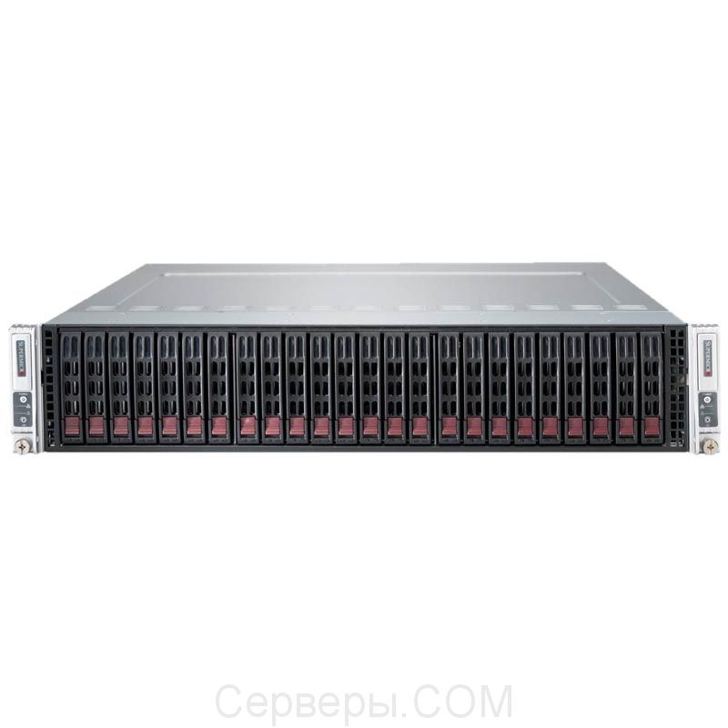 Серверная платформа Supermicro SuperServer 2028TP-DC1R 2U 4xLGA 2011v3 24x2.5", SYS-2028TP-DC1R