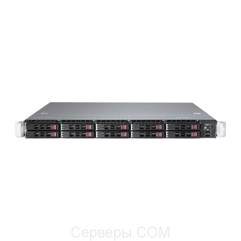 Корпус Supermicro SuperChassis 116TQ-R700WB Rack 700Вт Чёрный 1U, CSE-116TQ-R700WB