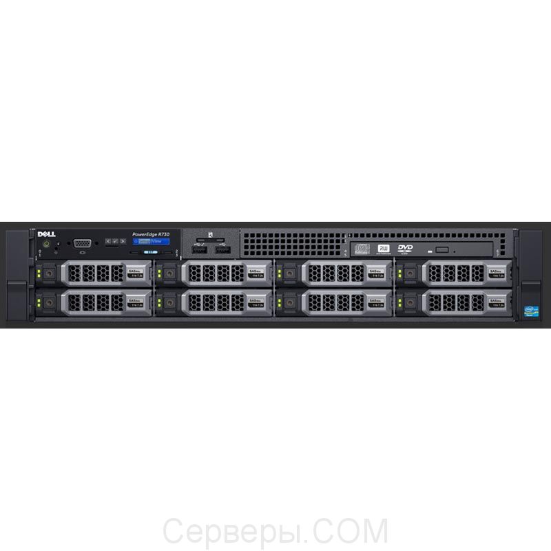 Сервер Dell PowerEdge R730 3.5" Rack 2U, 210-ACXU-227