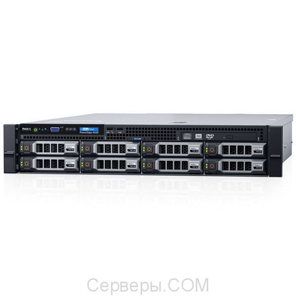 Сервер Dell PowerEdge R530 3.5" Rack 2U, 210-ADLM-106