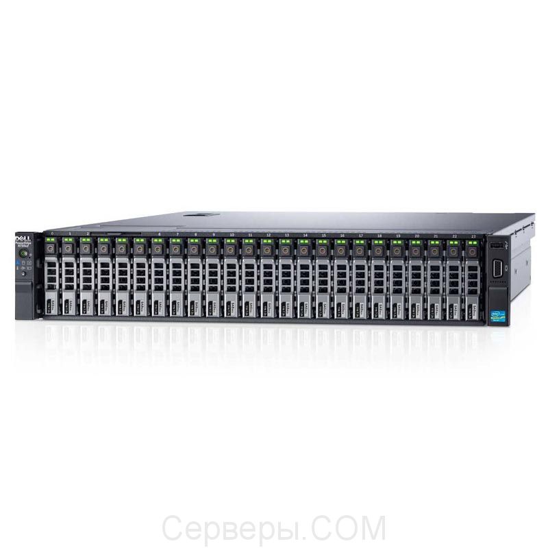 Сервер Dell PowerEdge R730XD 2.5" Rack 2U, 210-ADBC-275