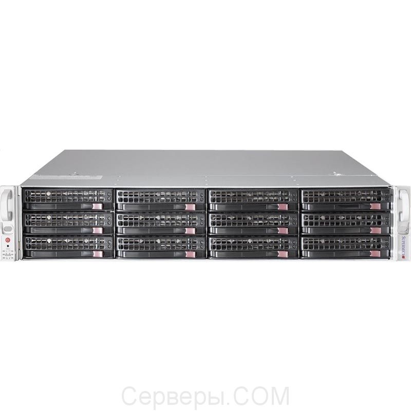 Серверная платформа Supermicro SuperServer 6028R-E1CR12T 2U 2xLGA 2011v3 12x3.5", SSG-6028R-E1CR12T