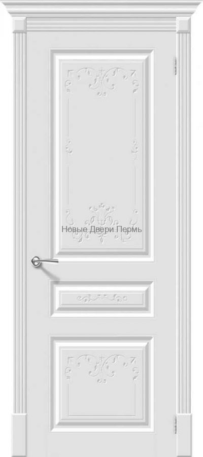 Скинни - 14 Art Whitey  Дверь межкомнатная крашенная (Эмаль)