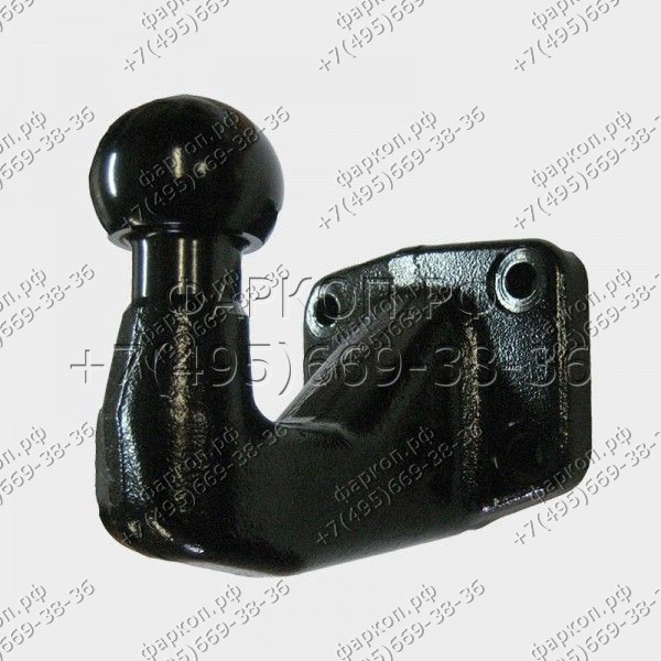 Шар фаркопа G (аналог 329059600001) Фланцевый кованный шар черный на 4-х болтах (вынос 120мм, шар по центру фланца) расстояние между отверстиями 83*56 мм